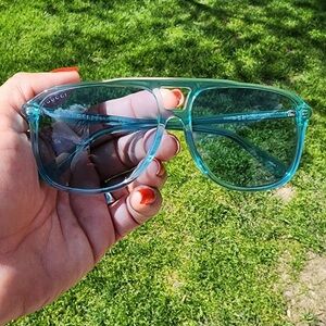 Blue Gucci Sunglasses